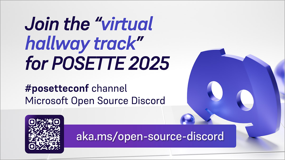 Join the virtual hallway track on Discord