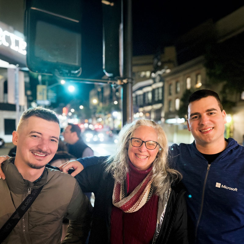 Adam, Teresa, and Aaron